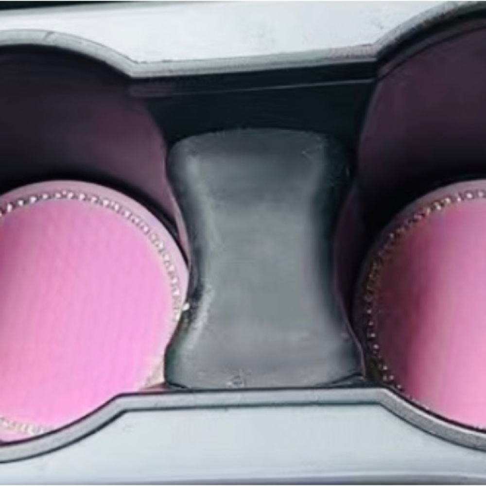 Pink Bling Car Coasters - Picture 2 of 2